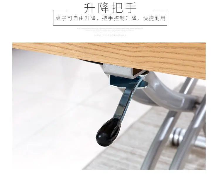 Lifting coffee table folding telescopic household dining table dual-purpose creative simple small apartment living room