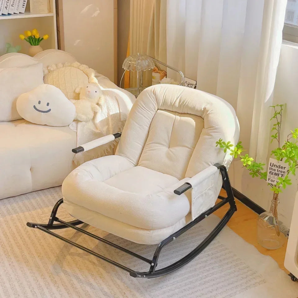Lazy rocking chair Lazy sofa Home balcony Leisure living room Siesta chair Single Internet celebrity bedroom Siesta recliner