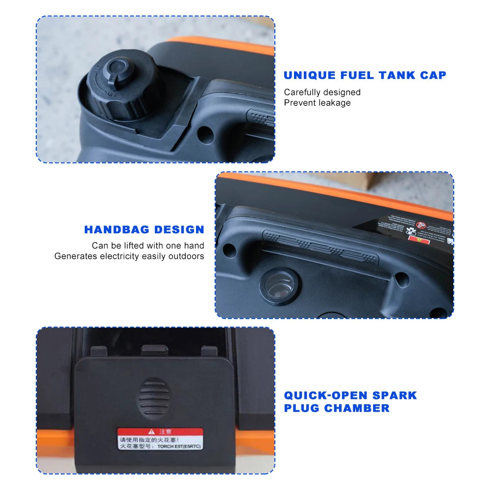 3500I Gas Powered Portable Inverter Generator Super Quiet for Camping, Tailgating, Home Emergency Use,