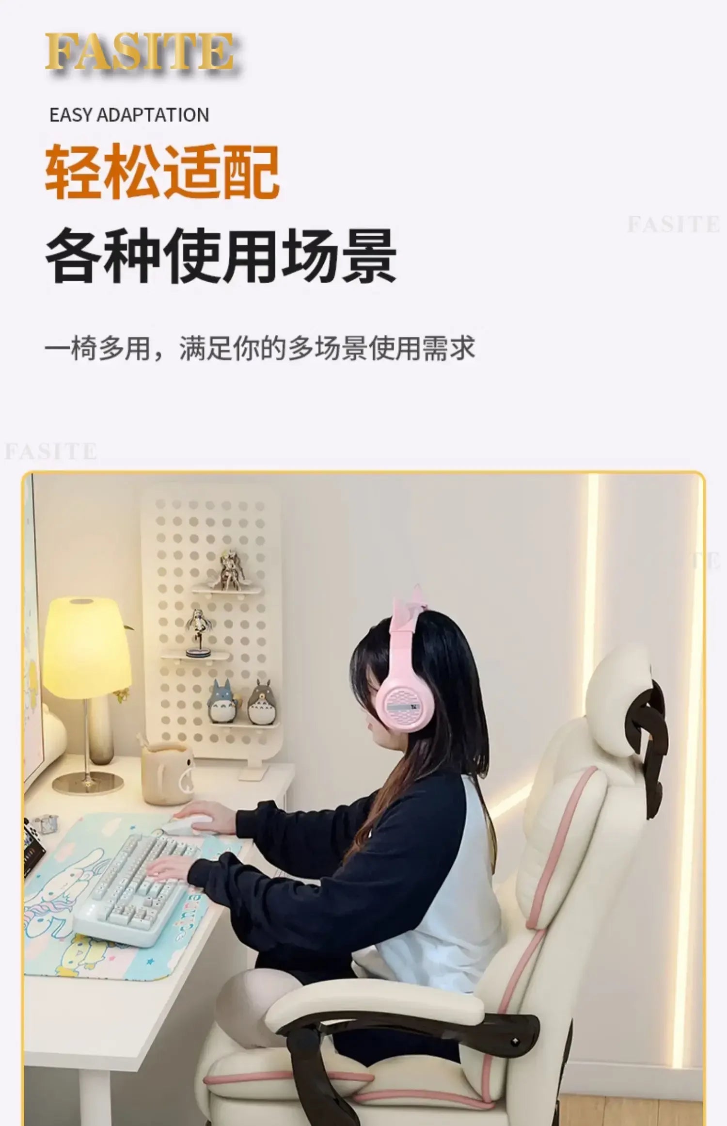 Comfortable Footrest Office Chair Gamer Bed Pc Room Game Relaxation Armchair Chaise Design Home Furniture Cadeira Swivel Meeting