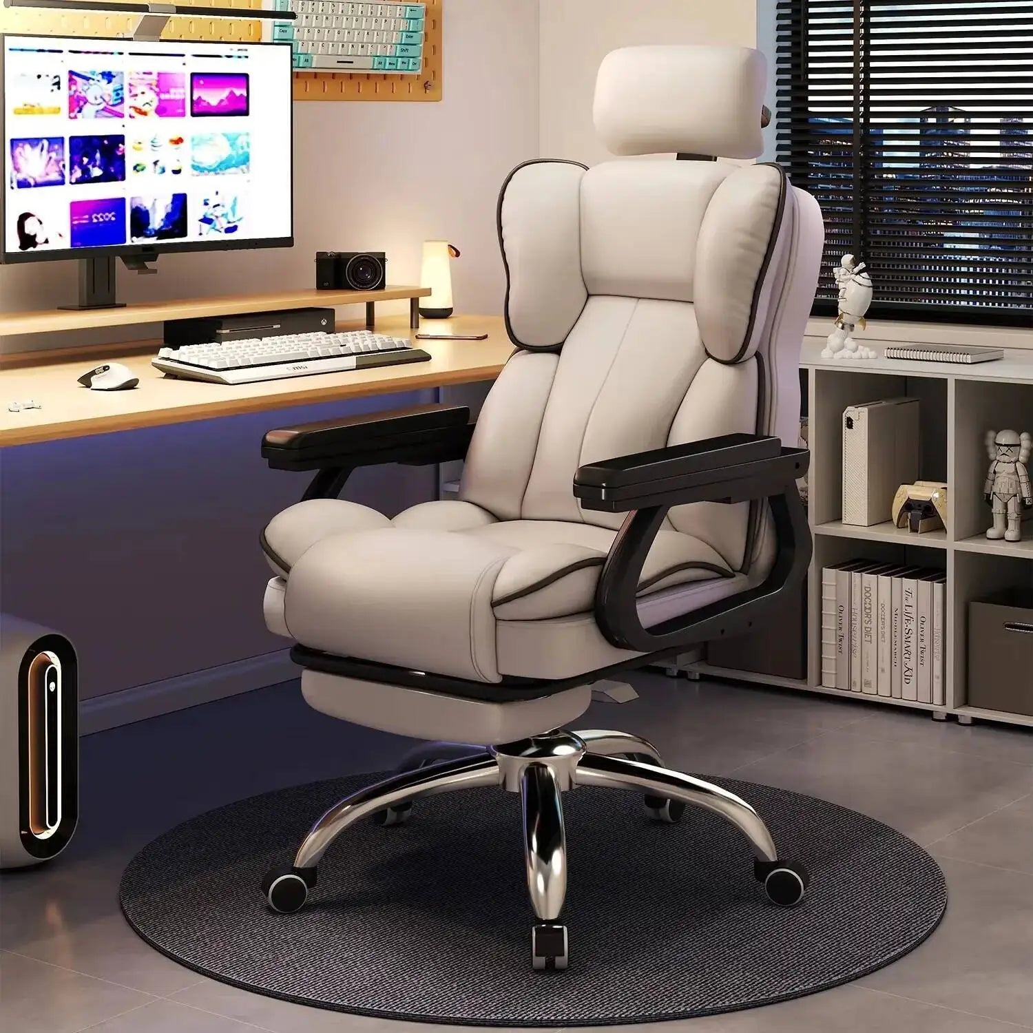 Comfortable Gamer Pc Vanity Game Bedroom Gamming Chair Office Height Swivel Meeting Adjustable Bureau Meuble Office furniture