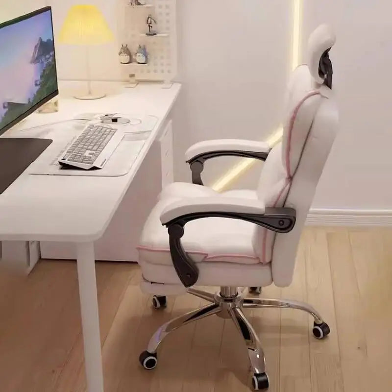 Mobile Ergonomic Office Chair Recliner Computer Bedroom Accent Office Chair Gameing Study Sillas De Oficina Office Furniture