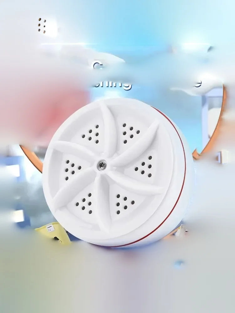 1Piece Travel Home Business Trip USB Rotating Turbine Portable Mini Washing Machine For Socks Underwear Wash Dishes