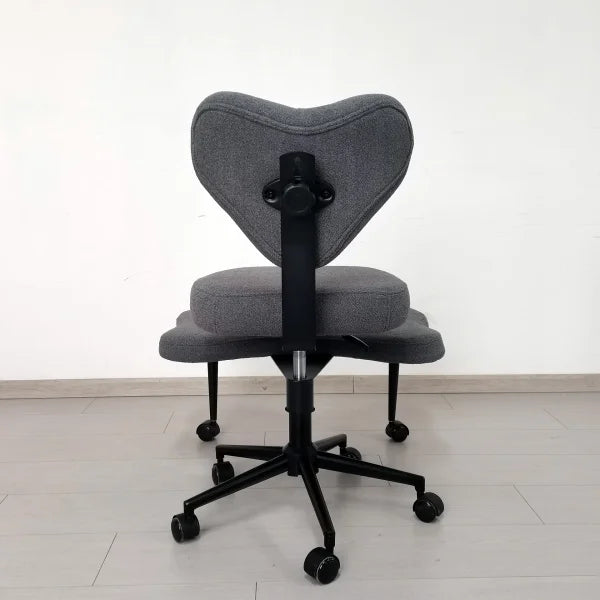 Cross Legged Office Chair – Meditation Seat with Lumbar Support for Desk Work Yoga Mindfulness Comfortable Space-Saving