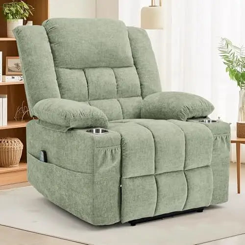 Recliner Chair,Rocking Chair with Massage and Heat,360° Swivel Recliner Chairs for Adults,for Bedroom,Nursery,Living Room Chairs