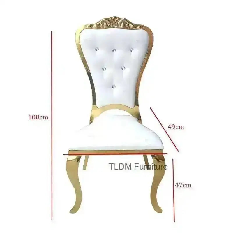 Chairs Chairs Backrest European Kitchen Table Negotiation Stainless Dinning Luxury Furniture Steel Dining Modern Light Chair