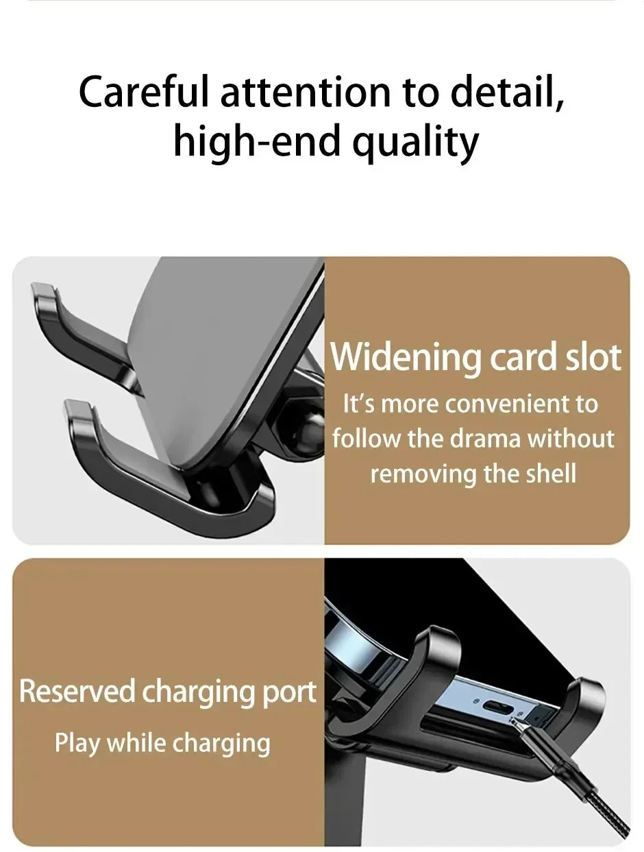 360° Rotation Metal Phone Holder Portable Foldable Desktop Tablet Stand For iPhone Samsung Xiaomi iPad Air Cellphone Bracket