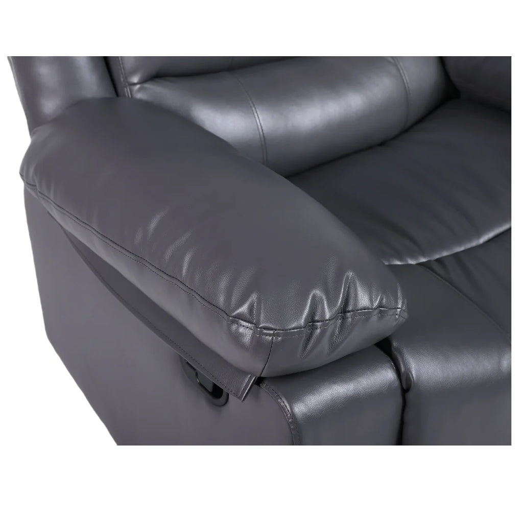 PU leather sofa metal frame couch 3+2+1 sectional sofa