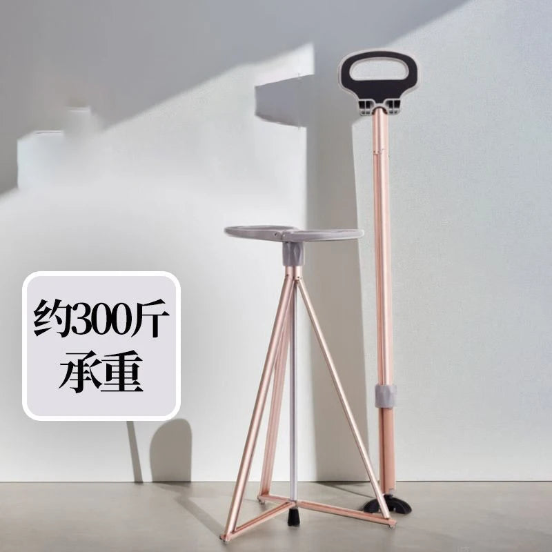 Aluminium alloy Cane stool Climbing and hiking cane Elderly people taking walks for leisure Mountaineering and hiking tools