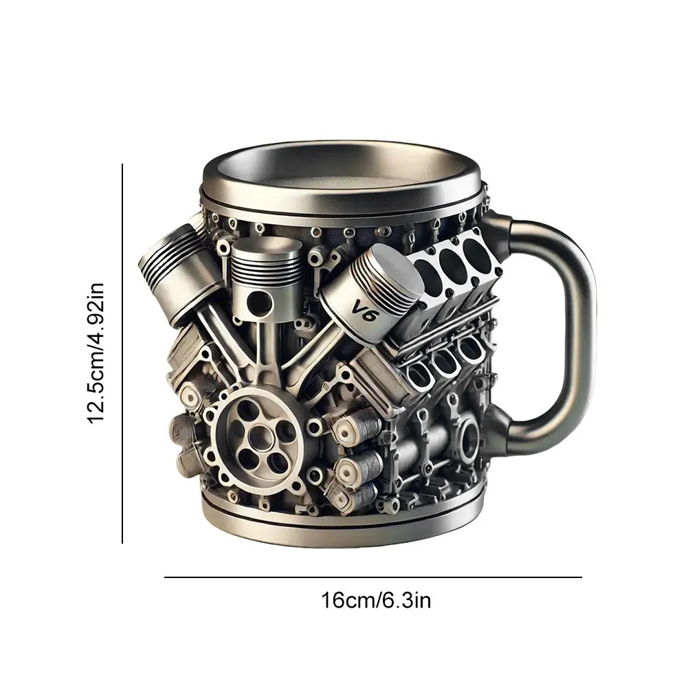 Beer Mug Stainless Steel Skull Mug Double Wall Drinking Mug Metal Insulated Gothic Design Coffee Beer Tankard Mug Halloween Gift