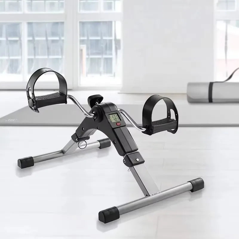 Folding Mini Pedal Bike Exerciser For Rehabilitation Arm Leg Cycling Exerciser For Home Office Under Desk