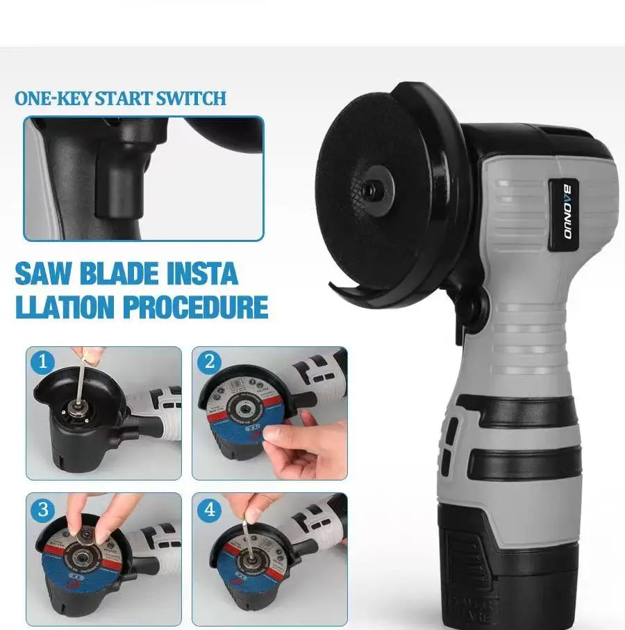 Angle Grinder High Quality Grinding Tool Cordless Polishing Machine Diamond Cut Grinder Electric Tool