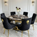# Furniture Round Marble Dining Table Restaurant Modern Table Set Luxury