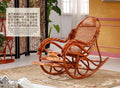 Balcony natural real rattan plant woven indoor leisure leisurely old-fashioned chaise lounge