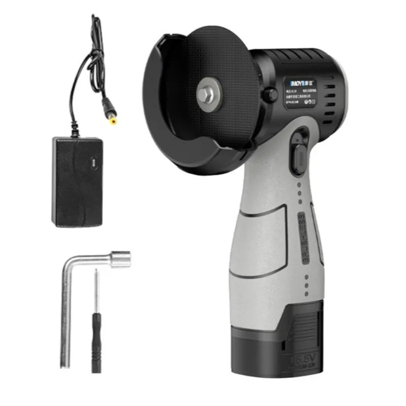 Mini Brushless Angle Grinder Self-locking Electricity Display Cutting Machine Soft Rubber Handle Portable Small Angle Grinder