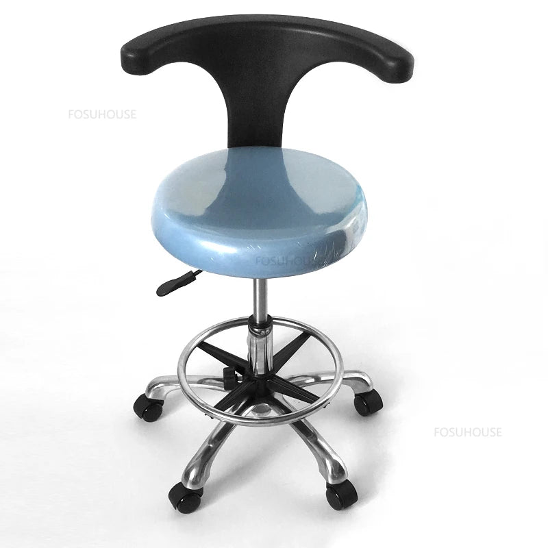 Modern Minimalist Barber Chairs Dentist Backrest Stools Liftable Bar Swivel Chairs Beauty Salon Special Beauty Pulley Stool Q