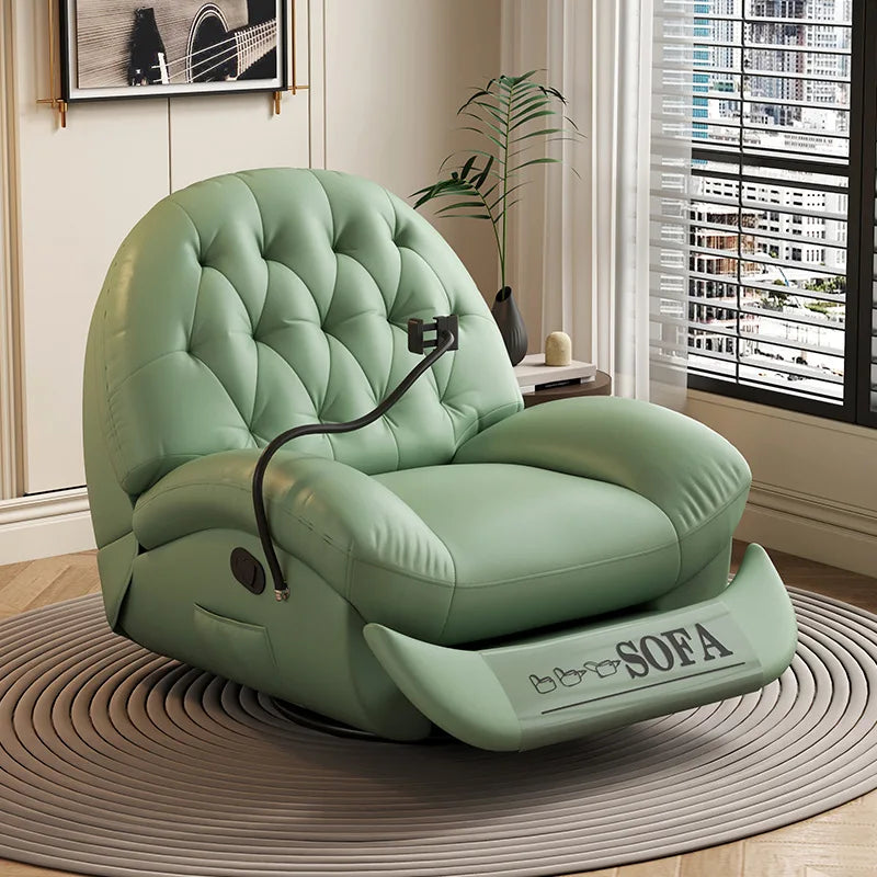 HYS multifunctional lazy leisure home single electric recliner rotating bedroom