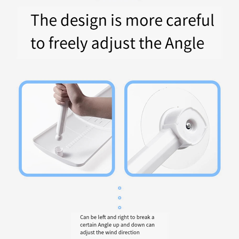180° Adjustable Air-Conditioning Air Deflector Freely Retractable Between 58-104cm Hanging Anti-Direct Blowing Windshield New