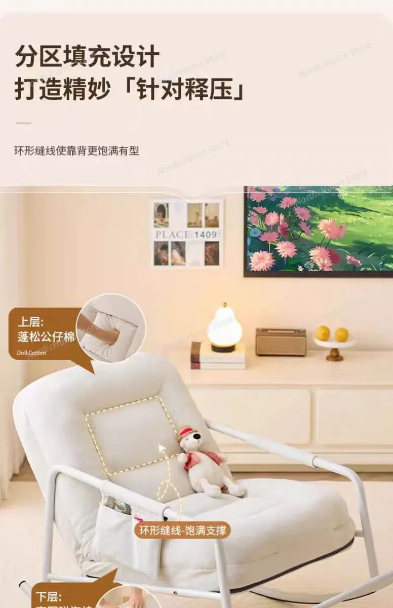 Modern Sofa Living Room Chairs Arm Nordic Designer Relax Living Room Chairs Recliner Balcony Home Furniture Terrace Furniture