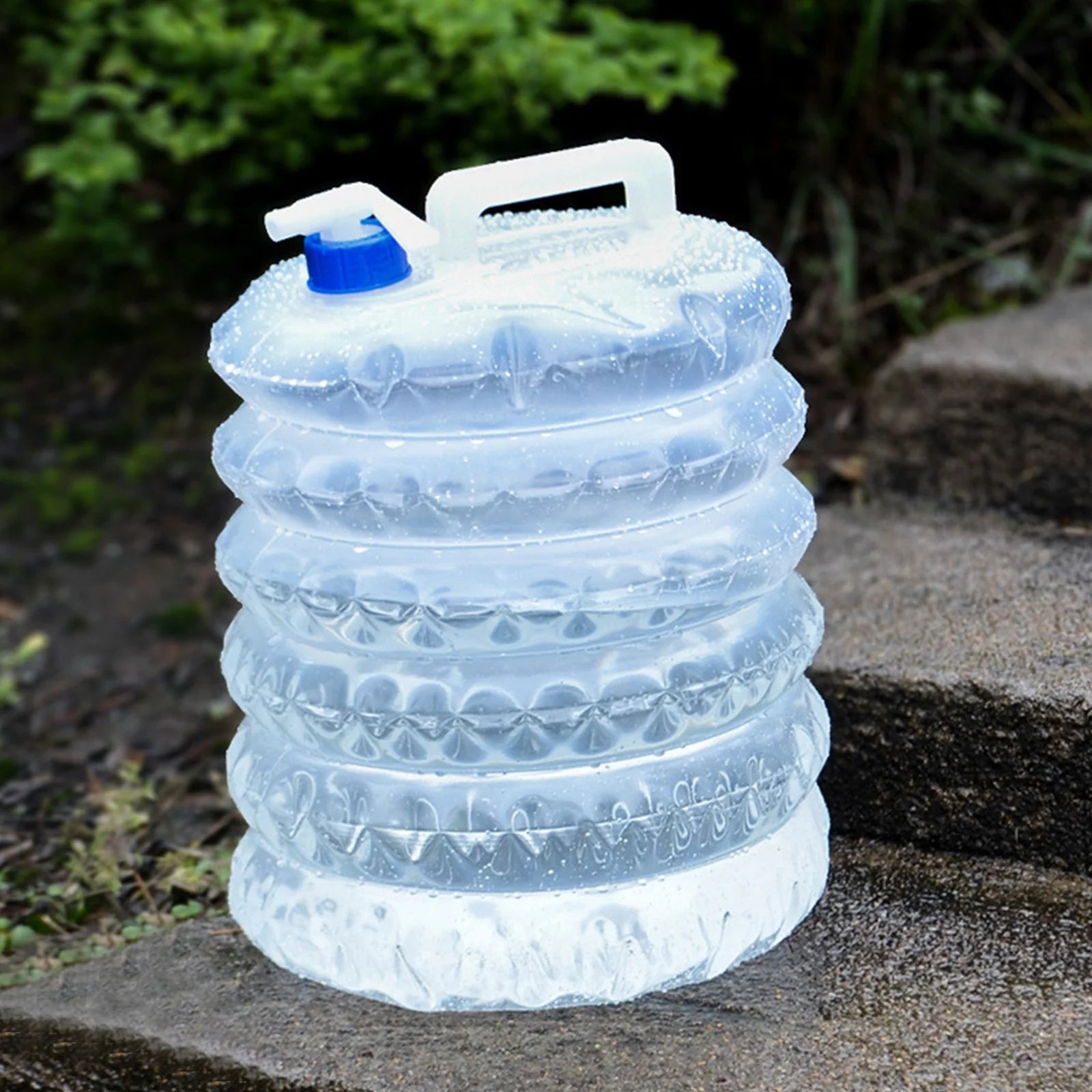 5/10/15L Camping Water  PE Foldable Camp Picnic Water Tank Portable Collapsible Large Capacity for Outing Self-driving