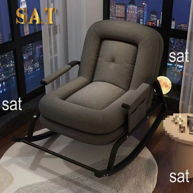 # Modern Ergonomic Fabric Chaise Lounge Chair with Eco-Friendly Design for the Lazy Living Room