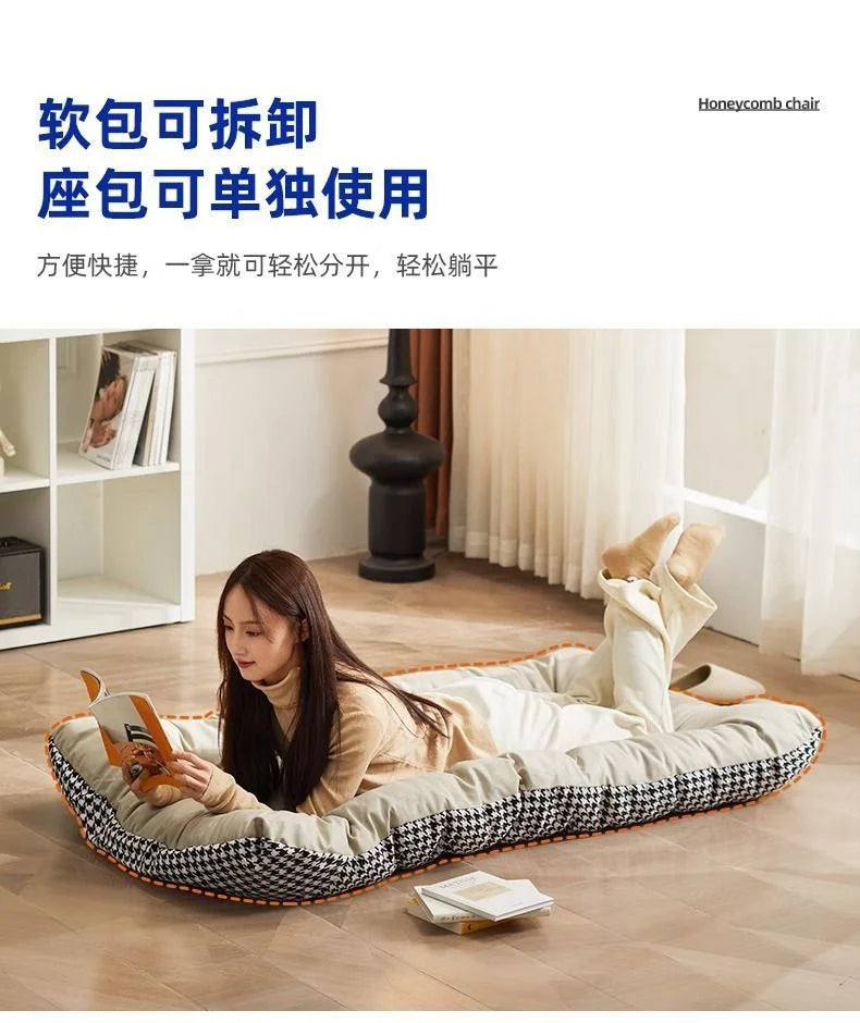 Double Rocking Chair Comfortable Recliner Adult Balcony Home Leisure Living Room Internet Celebrity Lazy Adult Nap Sofa Chair