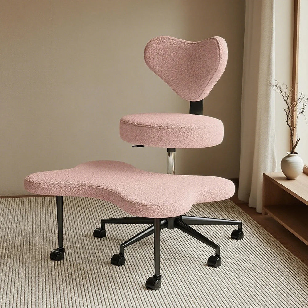 2026 Hot Sale  Ergonomic Cross-Legged Lift Chair for Office Yoga Posture Correction Adjustable Height Swivel Knee Support