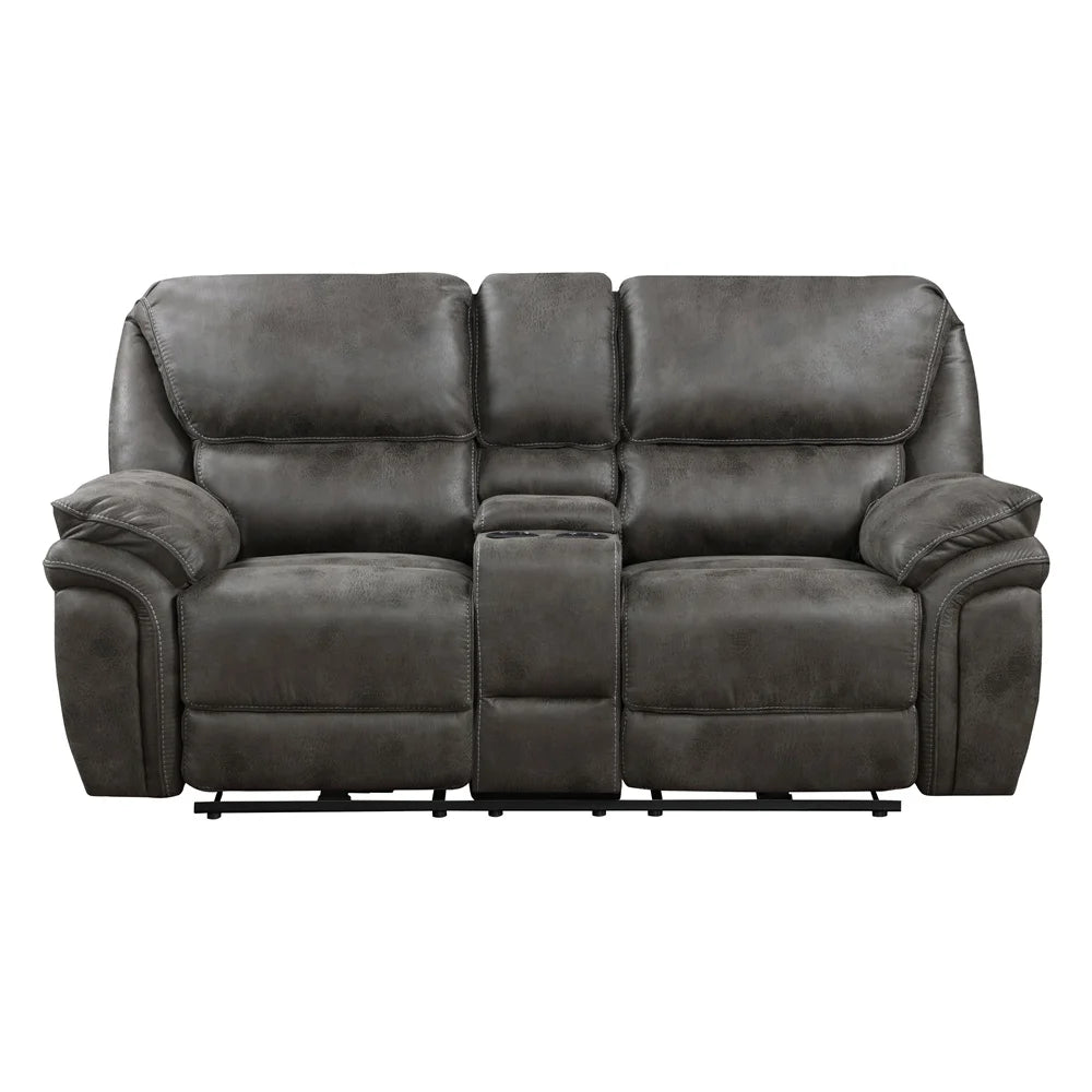 #￥Modern Power Electric Reclining Couch Loveseat Chair Microfiber Upholstery USB  Living Room Recliner Sofa Set 3+2+1 Furniture