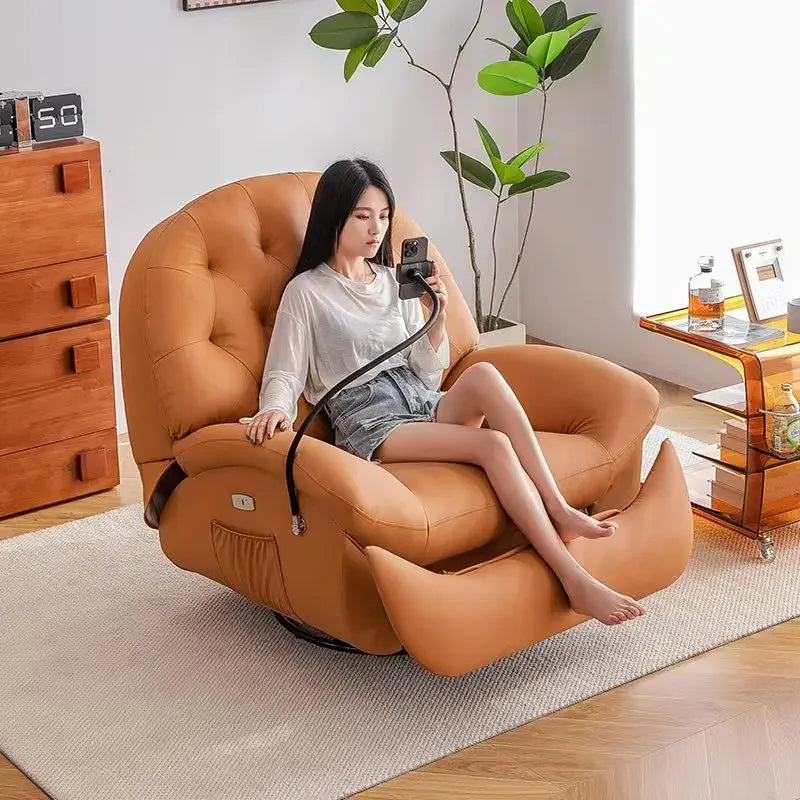 Massage Double Heating Sofa Rocking USB Mobile Phone Bracket Sofa Chair Lounges Single Modern Canape Salon Living Room Furniture