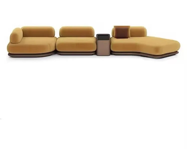 #Italian Luxury Multi-Person Sectional Sofa One Seat Set for Modern Hotels for Waiting Area & Negotiation Light & Stylish