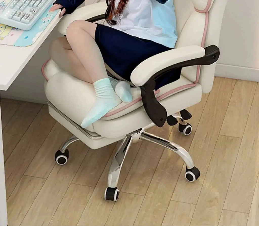 Computer Chair Work Advanced Office Desk Relaxation Armchair Pc Room Comfy Recliner Furniture chaise gaming Swivel Design Gamer