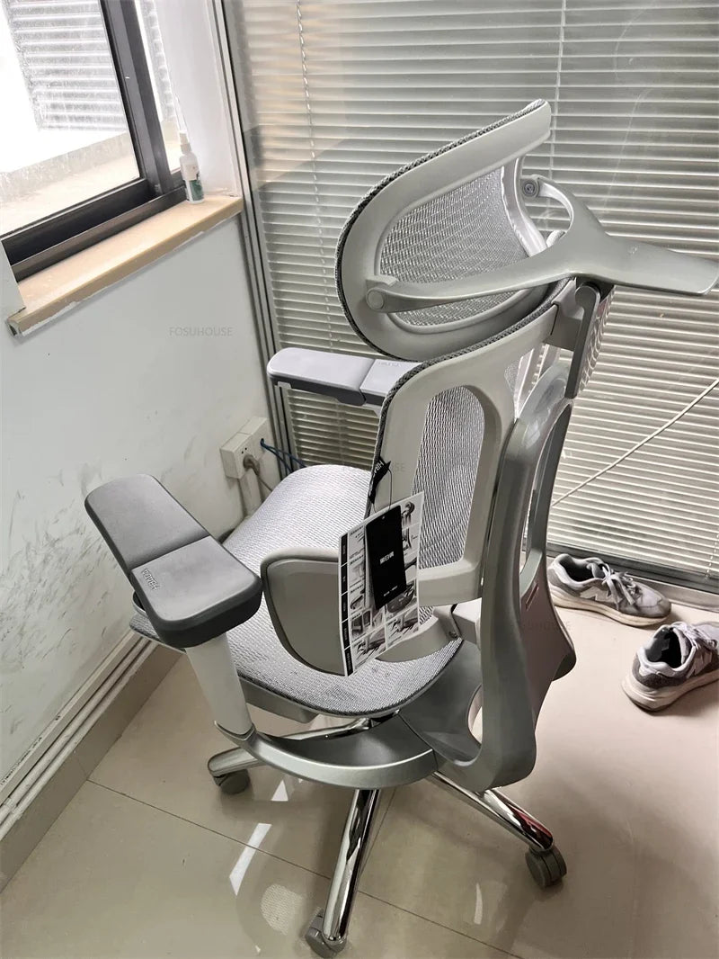 European Ergonomic Office Chairs Home Computer Chair Gaming Chair Nordic Office Furniture with Backrest Waist Protector Armchair