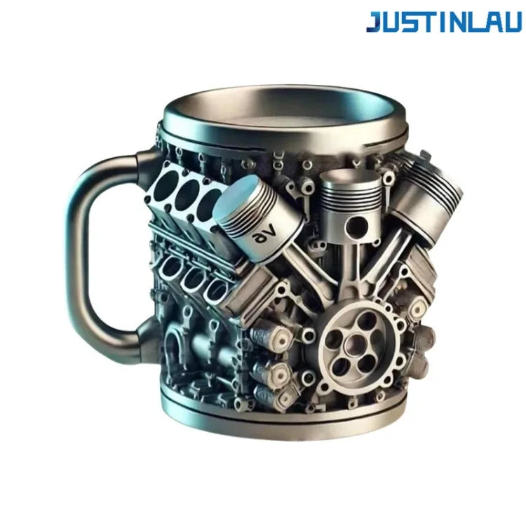JUSTINLAU 240/350ML 304 Stainless Steel Resin  Coffee Cup Hot Water Mug Tea Cup for Outdoors Eco-Friendly  in Stock Beer Mug
