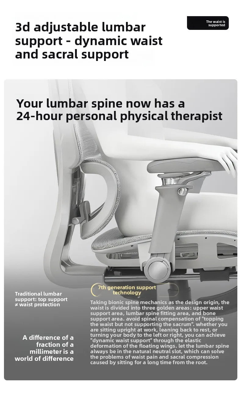 Ergonomic 9D Armrests Computer Chair Home Office Comfortable Long Sitting Gaming Recliner Gaming Chair Muebles Chair Office