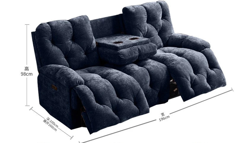 Multifunctional sofa, living room, home reclining and sleeping electric lazy sofa