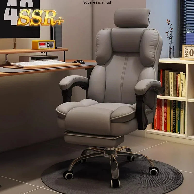 Ergonomic Office Chair Gaming Computer Desk Chair Adjustable Lumbar Swivel Headrest Breathable Mesh High Back Home Cadeira
