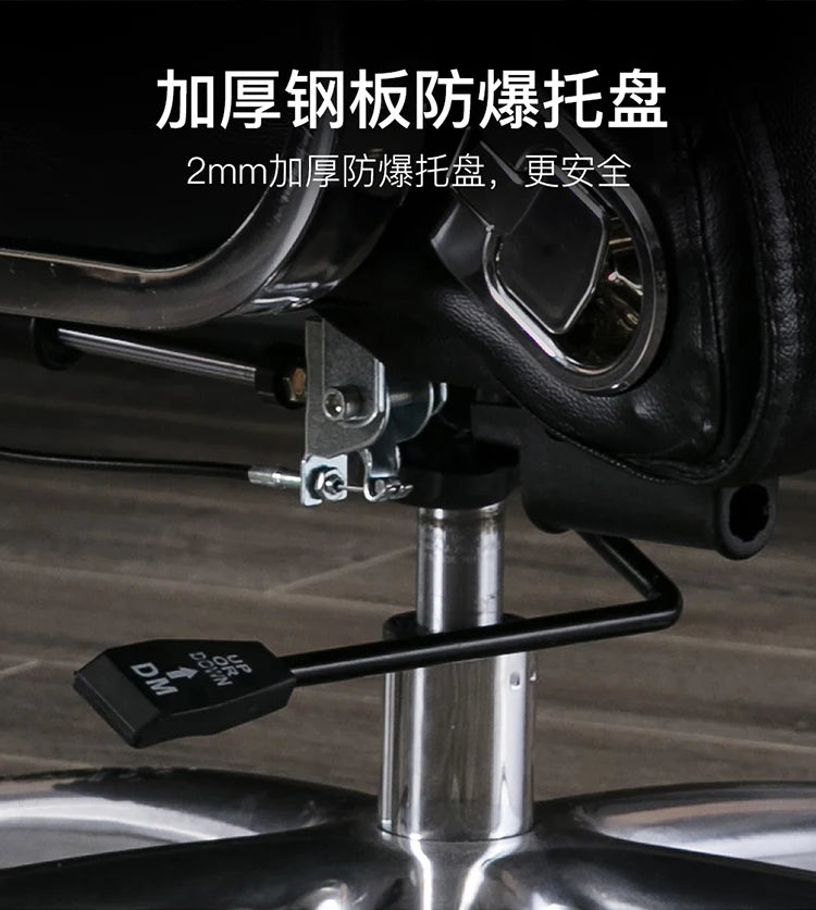 Genuine Leather Office Chair with Massage and Reclining High Back Ergonomic Desk Chair Home Business Use Comfortable Computer