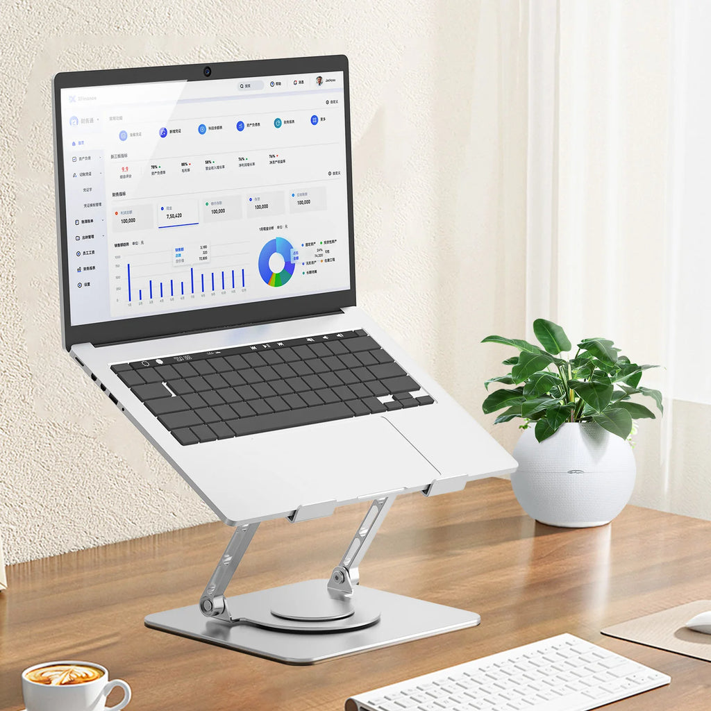 Foldable Laptop Stand Notebook Holder Vertical Aluminium Adjustable Portable Laptop Table Stand for Macbook Tablet Accessories