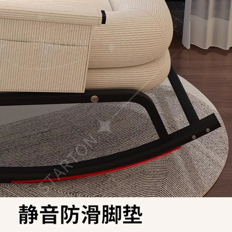 creamy style dog house rocking chair, single lazy person, home small sofa,Swinging chair, lounge chair, adults can sleep
