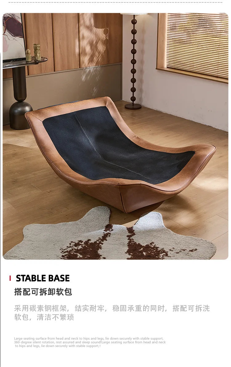 Nordic designer creative modern simple living room lounge lounge chair lazy bedroom home premium sofa chair