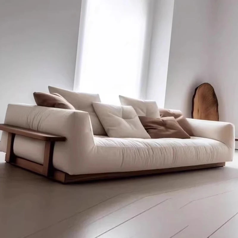 Beige Luxury Living Room Sofas Italian Quality Lazy Lounge Living Room Sofas Loveseat Modern Divano Moderno Furniture Home
