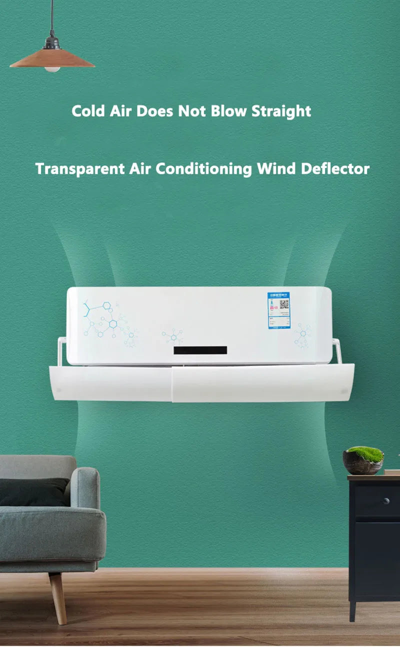 Scalable Air Conditioning Windshield, Anti-Direct Blowing Universal Air Outlet Baffle, Household Air Conditioner Wind Deflector