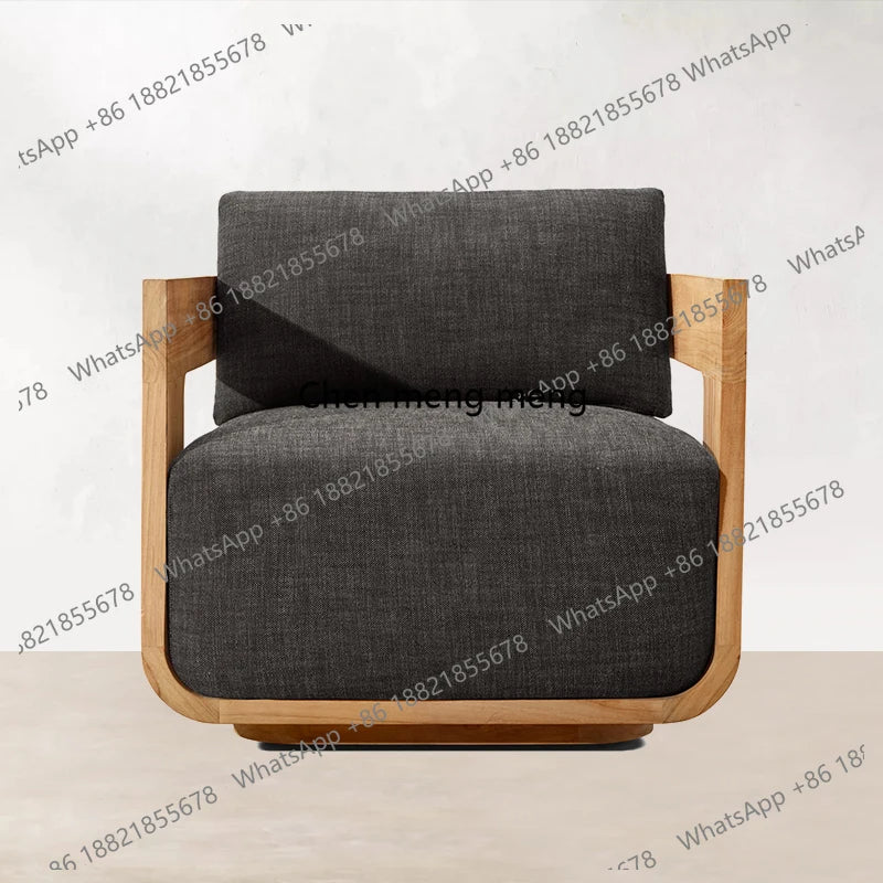 High-End Teak Solid Outdoor Furniture Direct Sales From Manufacturer For Garden Sofa Courtyard Park Hotel Leisure Villa