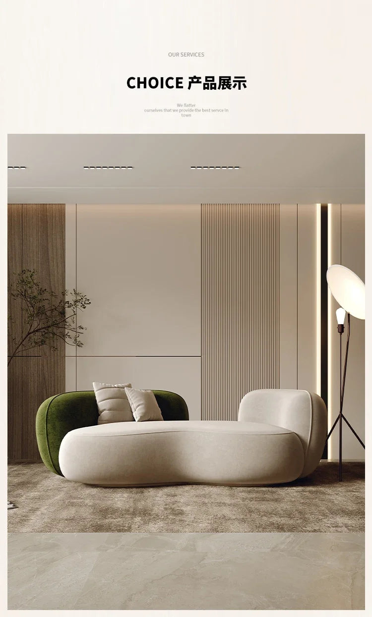 Modern home Luxury Living Room Furniture Sofa Set Floor Lazy Accents Designer Recliner Daybed Sectional Puff Sofa Corner Muebles