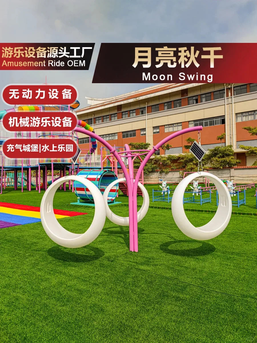 Six-person bicycle rotary pedal two-wheeler