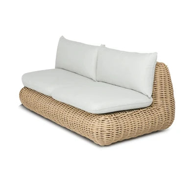 #Outdoor rattan sofa, courtyard, outdoor balcony, leisure small sofa, coffee table combination, garden furniture