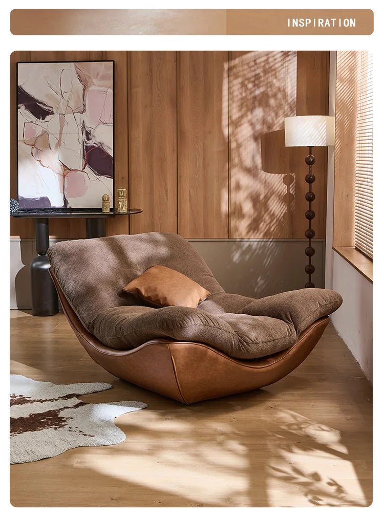 Nordic designer creative modern simple living room lounge lounge chair lazy bedroom home premium sofa chair