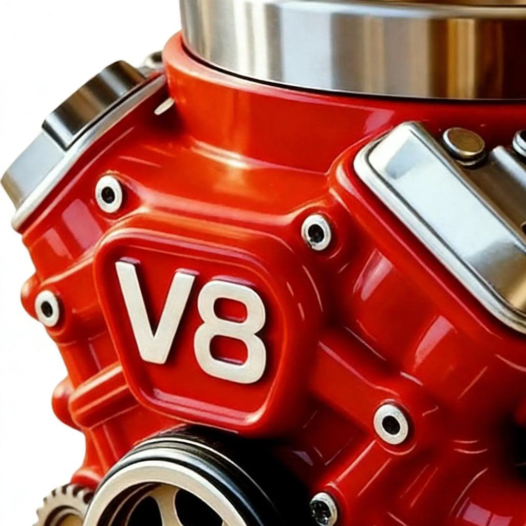 V8 Engine Shape  Insulation Water Mug Coffee Travel Mug Mechanical Cup Stainless Steel Engine Travel Mugs For Men Car Enthusiast