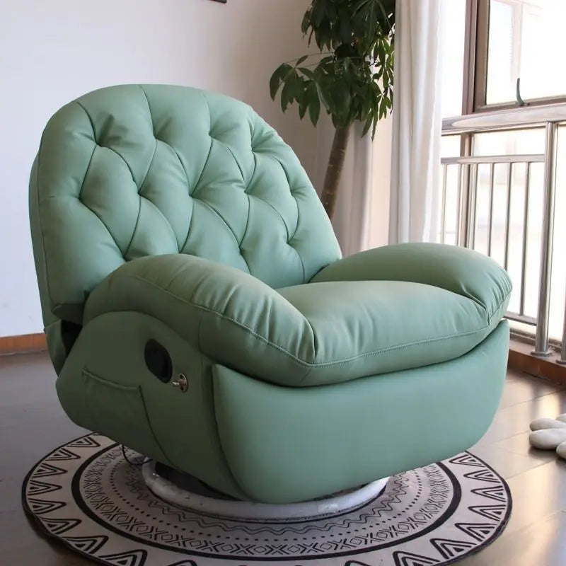Electric Eggshell Lounge Chair Single Sofa for Living Room Bedroom Small Apartment Multi Functional Lazy Cinema Seat