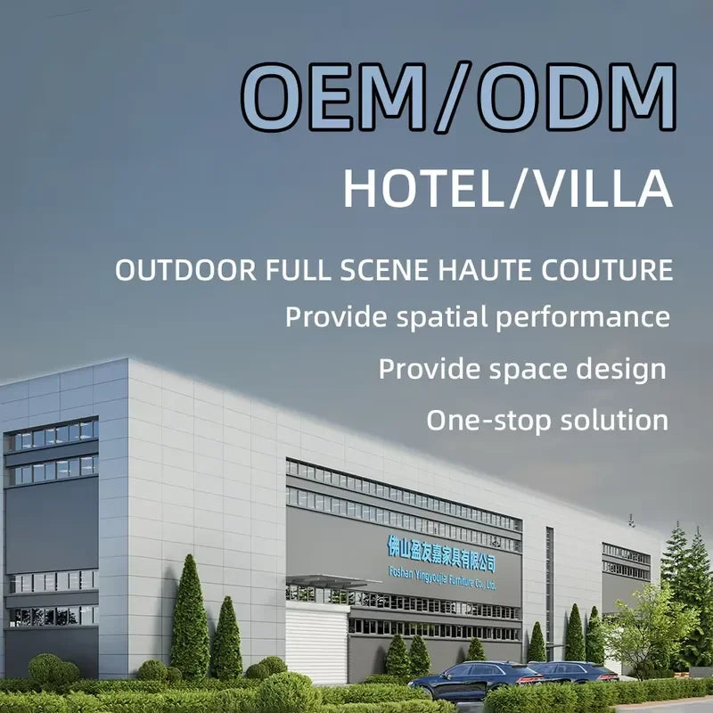 Customization Modern Outdoor Garden Dining Courtyard Sofa Set Hotel Villa Resort Commercial Teak Furniture Guangdong